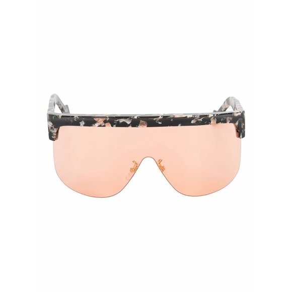 NEW Loewe Women Sunglasses Coloured Havana Bordeaux Mask Shield LW40034U 55S main image 9